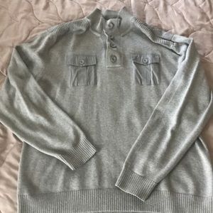 INC Gray pullover sweater